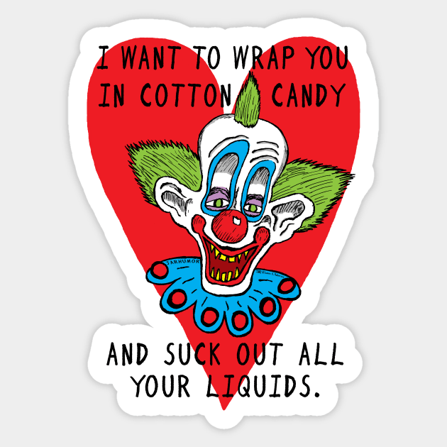 Killer Klown Love Sticker by jarhumor